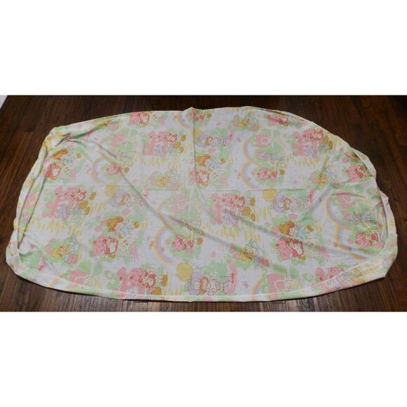 VTG 80s Strawberry Shortcake Twin Sheet Set American Greetings Rainbows Friends - Picture 2 of 6